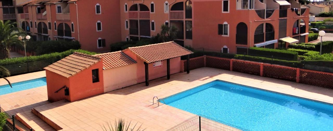 Appartement Charmant A Canet En Roussillon 36 M² Piscine Partagee エクステリア 写真